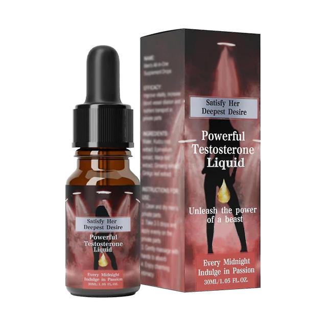 Men's Testosterone Booster, Powerful Testosterone Drops, Satisfy Her Deepest Desire, Rekindle Passion & Restore Confidence pure and natural natural he on Productcaster.