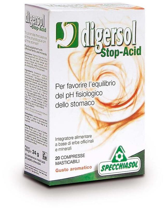 Specchiasol Digersol 20 tyggekomponenter on Productcaster.