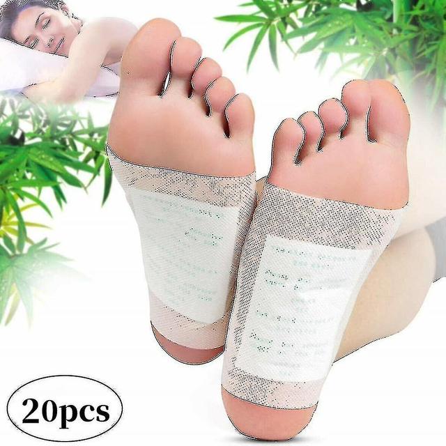 100pcs/80pcs/60pcs/50pcs/30pcs/10pcs Mugwort Foot Patch Detox Foot Patches For Foot & Body Detox-YuJia 20pcs on Productcaster.