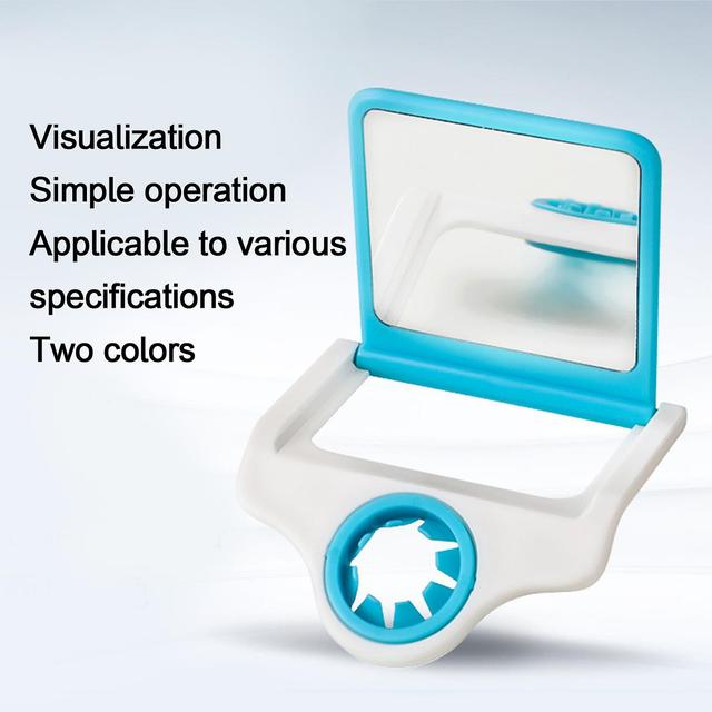 Eye Drops Medicine Bottle Mirror Guide Aid For Safe And Easy Application blue on Productcaster.