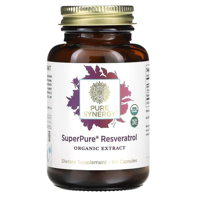 Pure Synergy, Super Pure Resveratrol, Organic Extract, 60 Capsules on Productcaster.