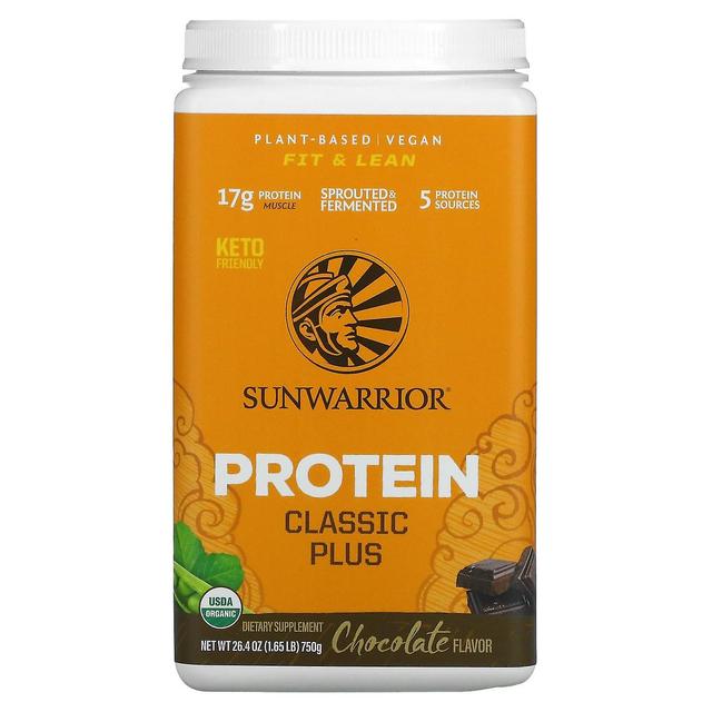 Sunwarrior, Protein Classic Plus, Choklad, 750 g (1,65 lb) on Productcaster.