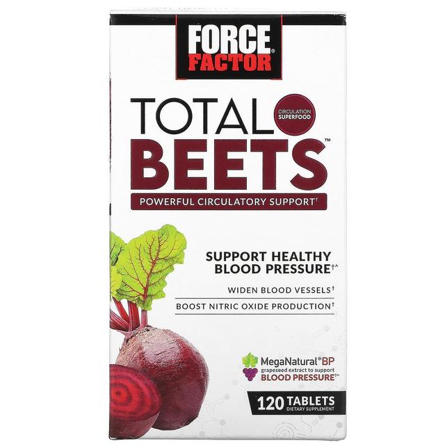 Force Factor, Total Beets, Powerful Circulation Support, 120 Tablets on Productcaster.