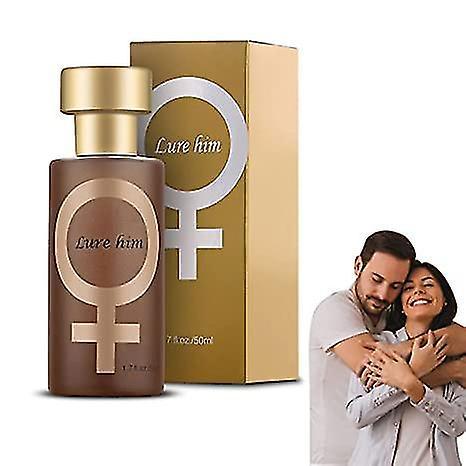 Golden Lure Pheromone Parfum, Lok haar parfum voor mannen, Feromone Keulen voor mannen trekken vrouwen, Romantische Pheromone Glitter Parfum voor V... on Productcaster.