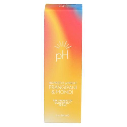 pHresh Products pHresh Producten Pre-Biotic Deodorant Spray, Frangipani & Monoi 2 Oz (Verpakking van 1) on Productcaster.