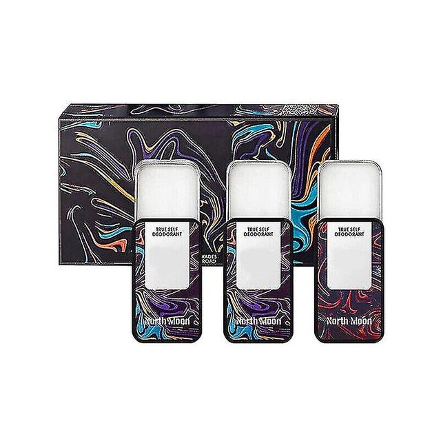 Lertenys 3pcs / set Tragbarer Aromabalsam Festes Parfüm Körper Aroma Düfte Deodorant on Productcaster.