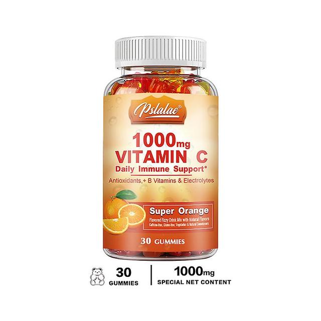 Vorallme Vitamin C 1000 Mg Gummies - Multivitamin med elektrolyter, immunförsvar för hud Orange smak - Icke-GMO - 60 Gummies 30 Gummies on Productcaster.