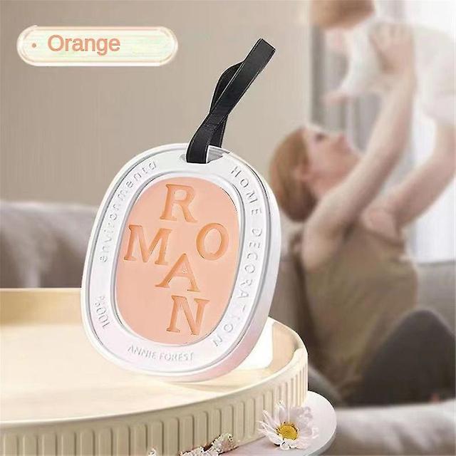 Clloio Flameless Aromatherapy 80g Wardrobe Deodorizer Bedroom Fragrance Gypsum Citrus Oval on Productcaster.