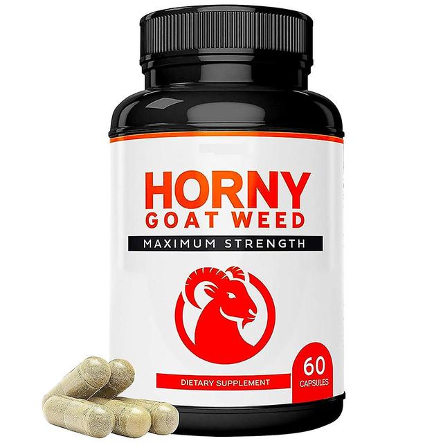 Horny Goat Weed för män och kvinnor | Uthållighet-cirkulation-gemensamma och rygg Stöd-maca Rot-ginseng-yohimbin-tribulus-l-arginin-60 tablettpaket... on Productcaster.