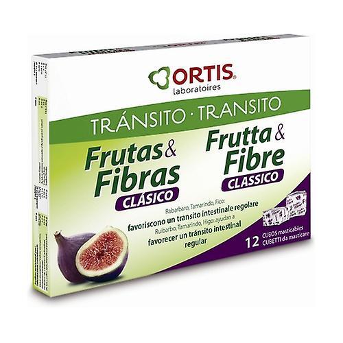 Ortis Frugt Fibre Klassisk tarmtransitering 12 tyggetabletter on Productcaster.