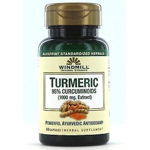 Windmill Health Turmeric Curcumin, 1000 mg, 60 Count (Pack of 1) on Productcaster.