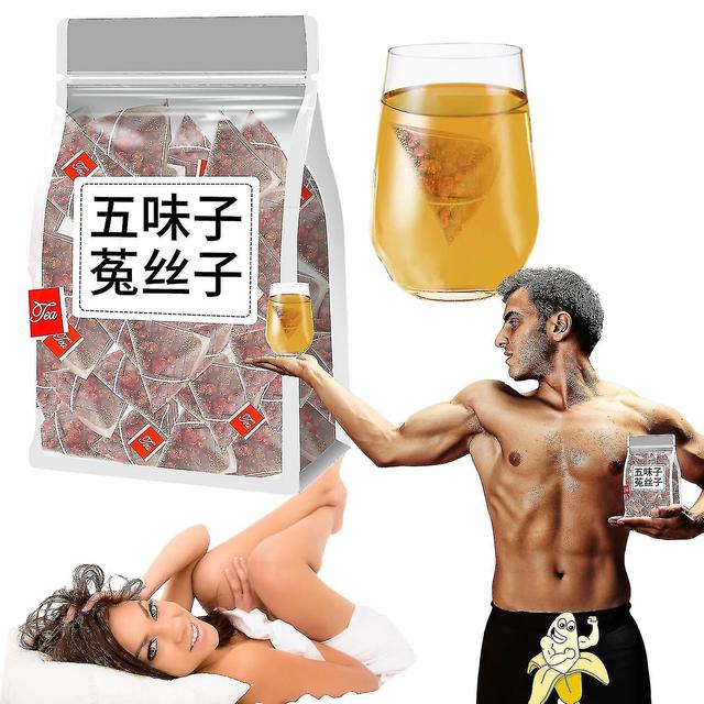 Mens Essentials Vijf smaken Goji Berry Tea, Vijf Smaken Wolfberry Teafive-smaak Goji Berries Voedende thee, Chinese kruidenthee voor mannen 50 pcs on Productcaster.