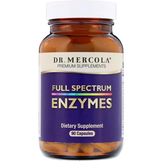 Dr. Mercola, Enzymer, Full Spectrum, 90 Kapslar on Productcaster.