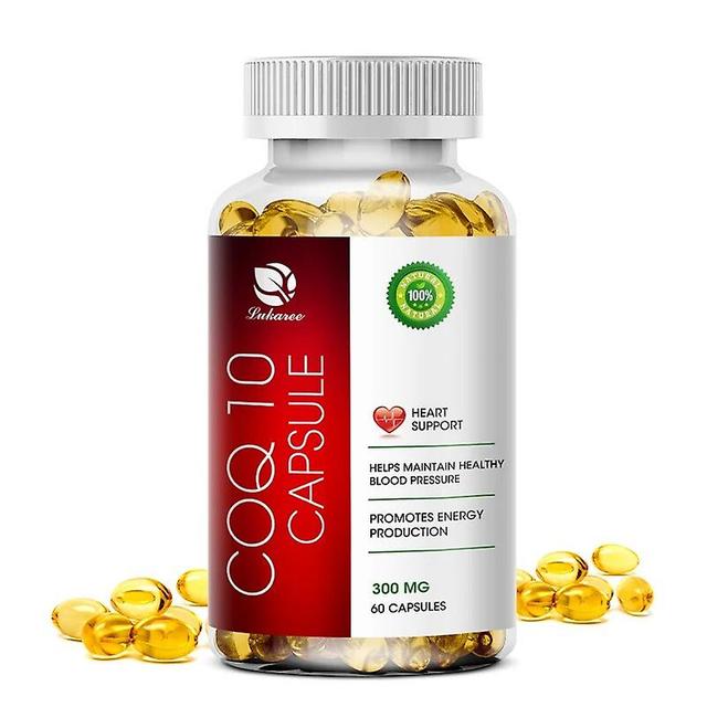 Visgaler 300Mg Coenzyme Q10 Capsules COQ10 for Middle Aged and Elderly People Physical Health with Vitamins and Minerals 60PCS on Productcaster.