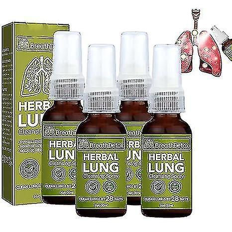 4x Lung Spray, Lung Cleanse Spray, Lung -GSL on Productcaster.