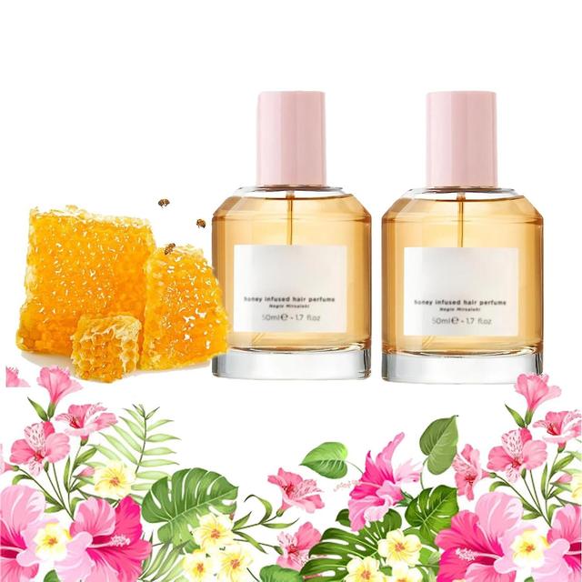 Zjrui Honey Infused Hair Perfume, A Delicate Fragrance with Sweet Notes of Honey Blended into Spring Florals 2 Pcs on Productcaster.