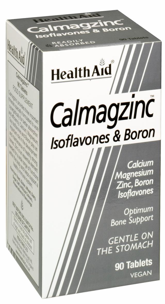 Health Aid Calmagzinc (Cal, Mag, Zinc, Boron), 90 Tablets on Productcaster.