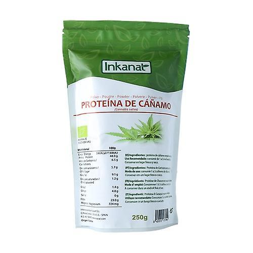 Inkanat Organic Hemp Powder Protein 250 g of powder on Productcaster.