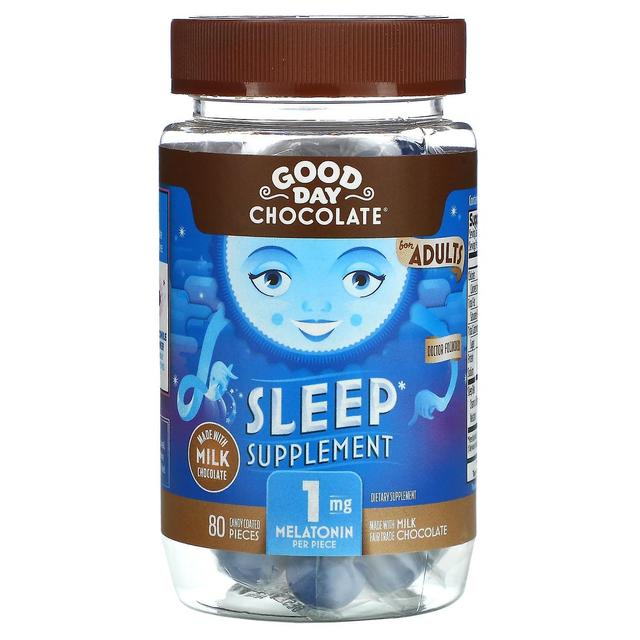 Good Day Chocolate, Suplemento para dormir, Para adultos, 80 piezas recubiertas de caramelo on Productcaster.