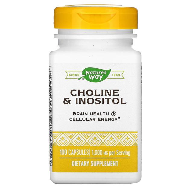 Nature's Way, Choline & Inositol, 500 mg, 100 Capsules on Productcaster.