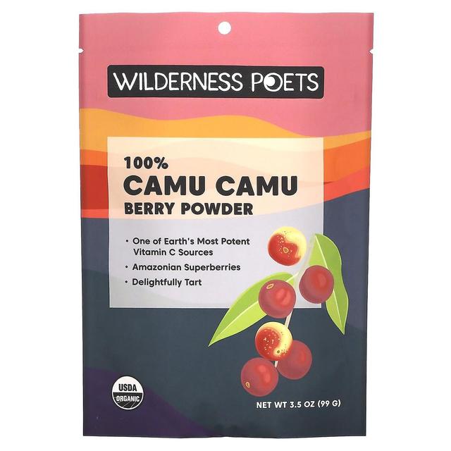 Wilderness Poets LLC, Organiczny proszek Camu Camu Berry, 3,5 uncji (99 g) on Productcaster.