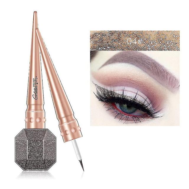 Skbcv Kolorowy Glitter Eyeliner Długotrwały Odporny na rozmazywanie Eye Liner Highlight Rozjaśnij płynny eyeliner 04 on Productcaster.