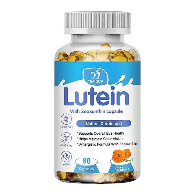 Visgaler Lutein Plus Capsules Advanced Eye Support Vision Defense Formula Zeaxanthin Antioxidant Complex Macular Pigment 1 Bottles 60 pcs on Productcaster.