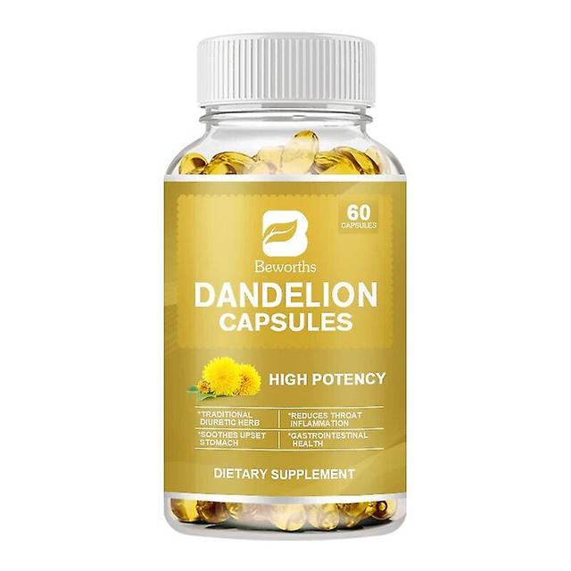 Tib Dandelion Root Capsules Healthy Liver High Potency, Supports Overall Good Health & Well-being,traditional Diuretic Herb Tib 60 capsules on Productcaster.