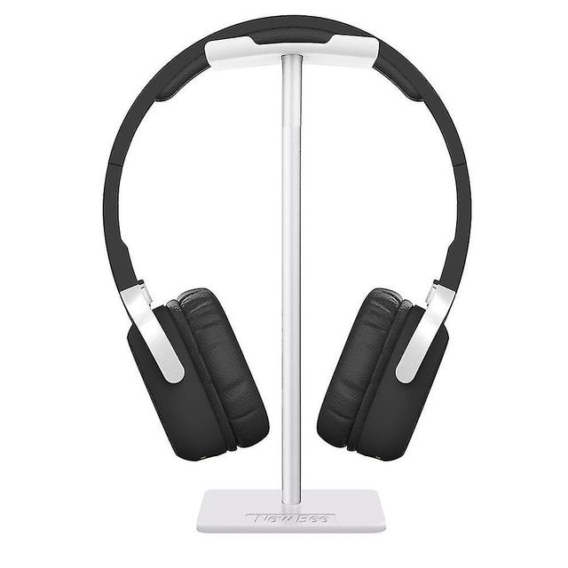 Supporto per auricolari con barra di supporto in alluminio Espositore per auricolari staccabile per tutte le dimensioni delle cuffie Bianco on Productcaster.