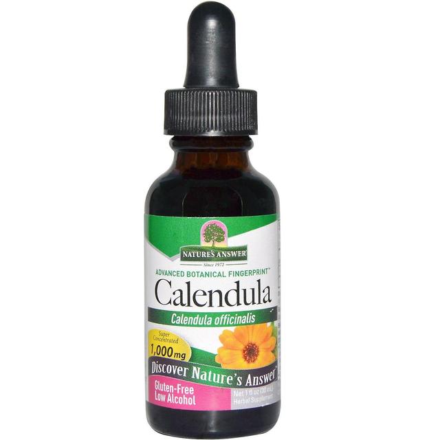 Nature's Answer, Calendula, Low-Alcohol, 1,000 mg, 1 fl oz (30 ml) on Productcaster.