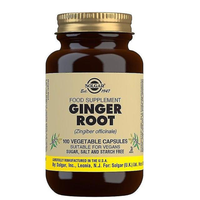 Solgar Ginger Root 520mg Vegicaps 100 (12537106) on Productcaster.