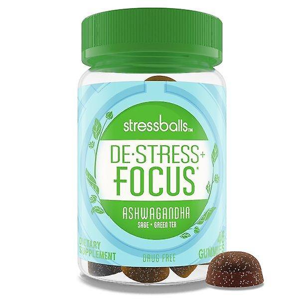 Stressballs focus de-stress supplement gummies with ashwagandha 46 ct on Productcaster.