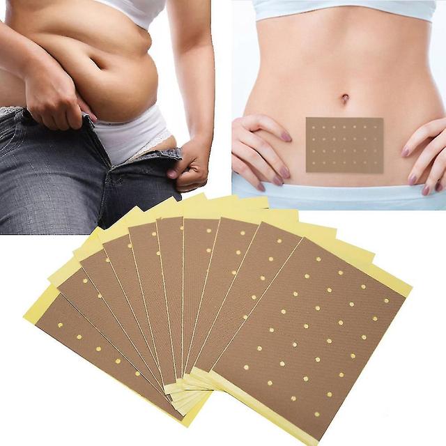 10pcs Herbs For Slimming Patch Fast Burning Fat&lose Weight Products Natural Herbs Navel Sticker Body Shaping Patches on Productcaster.