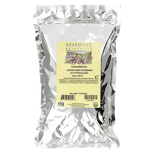 Starwest Botanicals Racine de réglisse biologique C/s, 1 lb (Paquet de 1) on Productcaster.