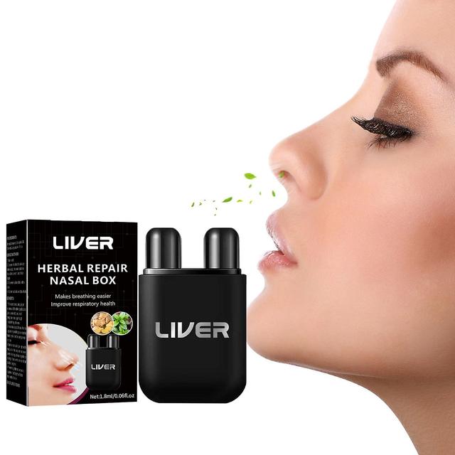 Flye Vegan Liver Cleaning Nasal Herbal Box, Vegan Liver Cleanse D_etox & Repair Nasal Herbal Box, Nasal Herbal Box Liver D_etox, Cleanse 1.5ml Black on Productcaster.