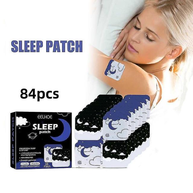 28/56/84pcs Sono seguro Patches Sono Natural Melhorar Ajuda Patch Care Adultos Descanso on Productcaster.