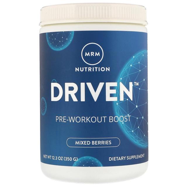 MRM, DRIVEN, Pre-Workout Boost, Bacche Miste, 12.3 oz (350 g) on Productcaster.