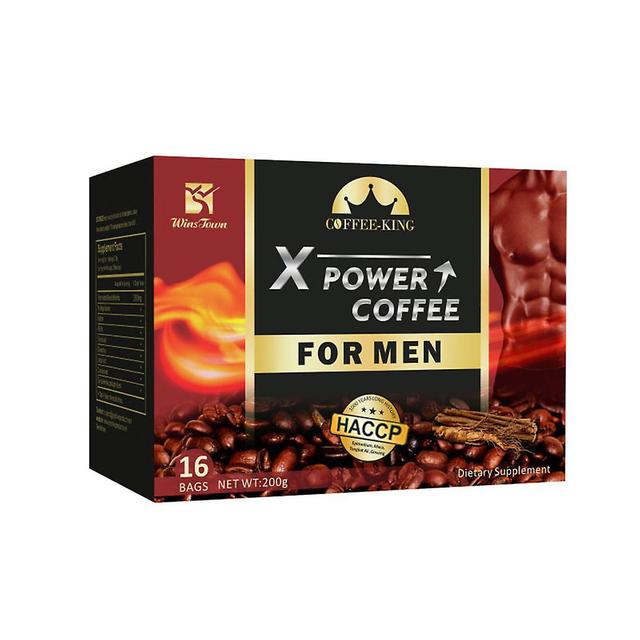 2024 X Power Coffee for Men Ginseng Maca Relieve Stress Energy Sexual Desire 16Pc/box 2box on Productcaster.