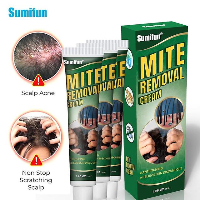 1-3Pcs New Mite Removal Ointment Anti-Itching Plaster Kill Head Lice Skin Care Natural on Productcaster.