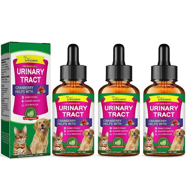 3X Cat & Dog Urinary Tract Infection Treatment & Natural UTI Medicine,Kidney and Bladder Support Supplement, Prevention Incontinence & Bladder Stones on Productcaster.