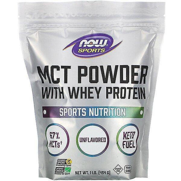 Now Foods, Sports, MCT Powder with Whey Protein, Unflavored, 1 lb (454 g) on Productcaster.