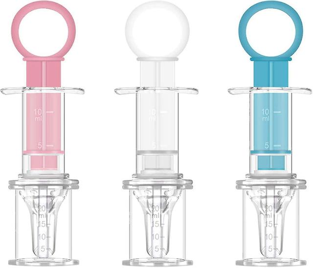 Medicin dispenser flydende baby sprøjte til fodring medicin vand mælkesaft vitaminer 3 stykker on Productcaster.