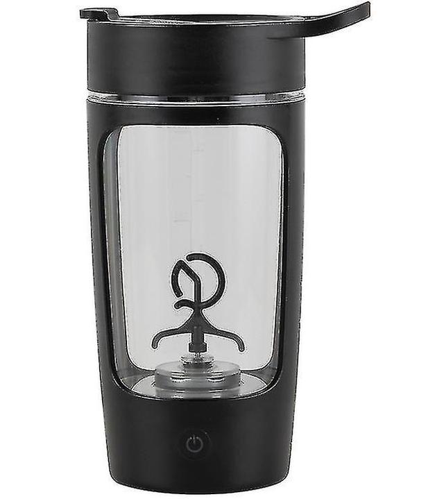 650ml Intelligente automatische Mischbecher Protein Pulver Mahlzeit Ersatz Pulver Sport Tragbare Wasserflasche schwarz on Productcaster.