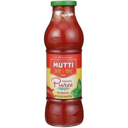 Mutti Passata di pomodoro Basil Passat, astuccio da 12 x 24,5 once (confezione da 1) on Productcaster.