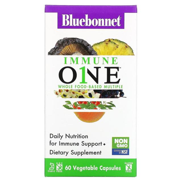 Bluebonnet Nutrition, Imune, Múltiplo à Base de Alimentos Integrais, 60 Cápsulas Vegetais on Productcaster.