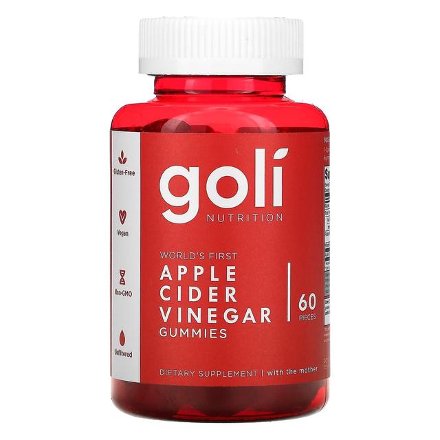 Goli Nutrition, Apple Cider Vinegar Gummies, 60 Gummies on Productcaster.