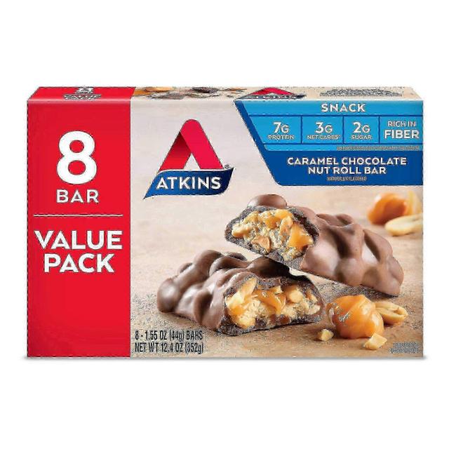 Atkins Protein Meal Bars, Karamell Schokoladen-Nuss-Rolle, 8 ea on Productcaster.