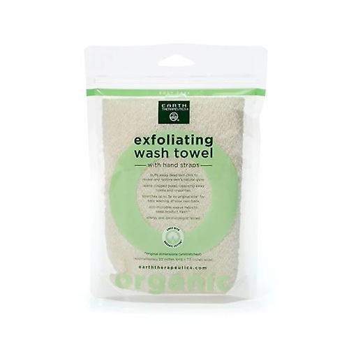 Earth Therapeutics Organic Cotton Exfoliating Towel w/ Straps, 1 Unit (Pack of 1) on Productcaster.