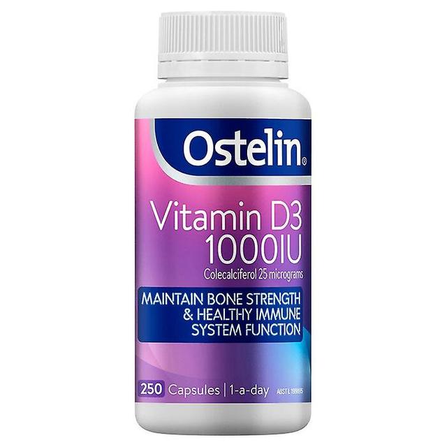 Ostelin [Agente di vendita autorizzato] Ostelin Vitamina D3 1000iu - 250 Capsule - 250 pezzi/scatola on Productcaster.