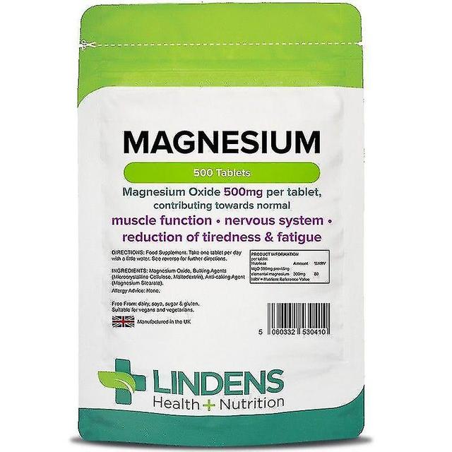 Magnesium (mgo 500mg) tabletit 500 (410)- on Productcaster.